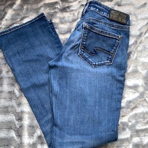 Womens Original Slim BootCut Silver Jeans